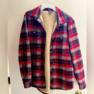 Eddie Bauer Sherpa Lined Flannel